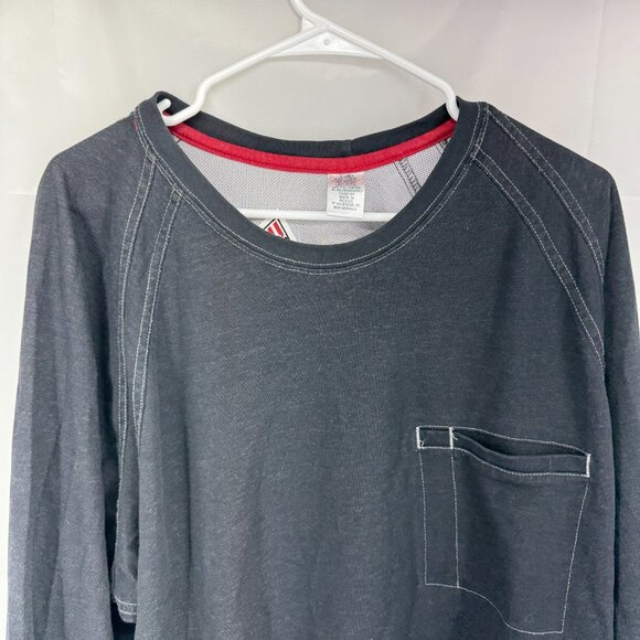 Bulwark Men XXL Flame Resistant Long Sleeve Shirt Dark Gray Work Fire Protection - Picture 2 of 9